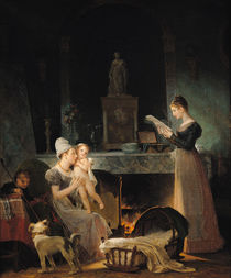 Reading the Letter by Marguerite Gerard