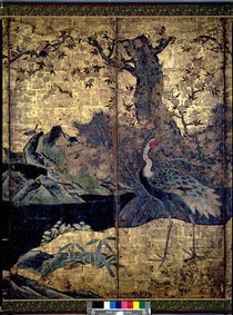 Birds and Flowers of the Four Seasons von Kano Soshu