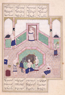 Ms D-212 fol.28b The Turkish Bath by Islamic School