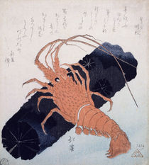 Langoustine with a Block of Charcoal von Toyota Hokkei