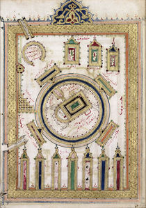The Great Mosque of Mecca, from 'Dala'il al-Khayrat' by Islamic School