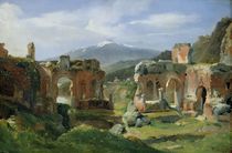 Ruins of the Theatre at Taormina by Achille Etna Michallon