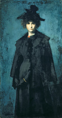 Portrait of Madame Laura Leroux by Jean-Jacques Henner