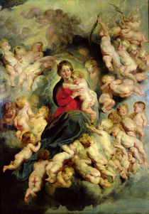 The Virgin and Child surrounded by the Holy Innocents or von Peter Paul Rubens