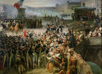 The Garde Nationale de Paris Leaves to Join the Army in September 1792 von Leon Cogniet