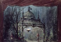 Set design for 'The Magic Flute' by Wolfgang Amadeus Mozart von French School