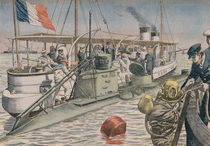 The Bizerte Catastrophe, illustration from 'Le Petit Journal' by French School