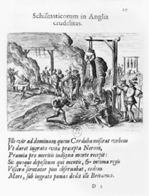 Cruelties practised by schismatics in England by Flemish School