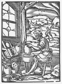 The potter, 1574 by Jost Amman