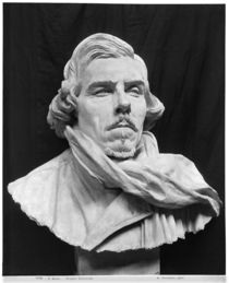 Bust of Eugene Delacroix von Aime Jules Dalou