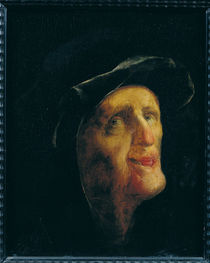 A Woman Laughing by Jan van de Venne