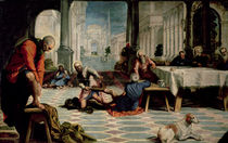 Christ Washing the Feet of the Disciples von Jacopo Robusti Tintoretto