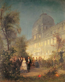 Evening Party at the Tuileries von Pierre Tetar van Elven