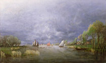 Banks of the Loire in Spring by Charles Leroux