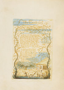 'The Lamb', plate 8 from 'Songs of Innocence' by William Blake