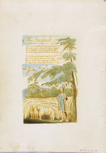 'The Shepherd', plate 15 from 'Songs of Innocence' by William Blake