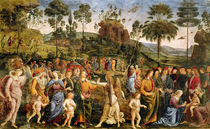 The Journey of Moses, c.1481-83 von Pietro Perugino