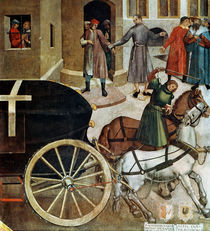 The Hearse, detail from the Life of St. Wenceslas in the Chapel von Czech School