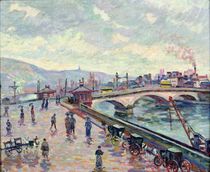 The Seine at Rouen by Jean Baptiste Armand Guillaumin