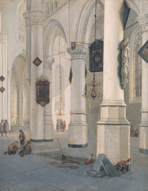 Church Interior by Emanuel de Witte
