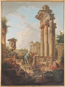 Ruins of a Temple by Giovanni Maria Griffoni