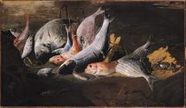 Fish and Crab by Giuseppe Recco