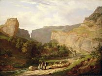 A View of Cheddar Gorge by George Vincent