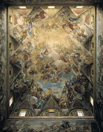 The Celestial Glory and the Triumph of the Habsburgs von Luca Giordano
