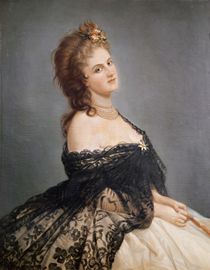 Portrait of Virginia Oldoini Countess of Castiglione by Italian School