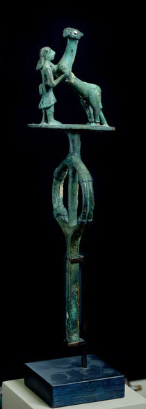Rein guide from a chariot, from Bogazkoy, Turkey, 4000-3000 BC by Prehistoric