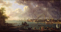 View of the Port of Lorient by Jean-Francois Hue