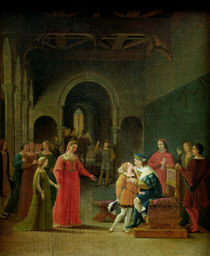 Francois I Presented to Louis XII by Fleury Francois Richard