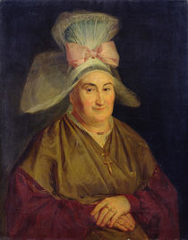 Portrait of a Woman with a Normandy Bonnet von French School