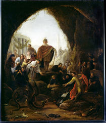Daniel Killing the Dragon of Baal by Jacob Willemsz de Wet or Wett