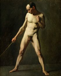 Nude Study by Jean-Francois Millet