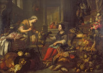 Jesus at the Home of Martha and Mary by Michel de Bouillon