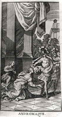 Andromache at the Feet of Pyrrhus von Francois Chauveau