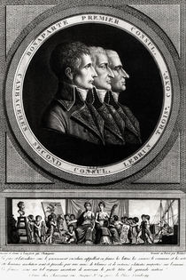 Portrait of the Three Consuls of the Republic von Alexis Chataigner