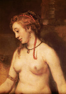 Bathsheba Bathing, 1654 von Rembrandt Harmenszoon van Rijn