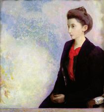 Portrait of Baroness Robert de Domecy by Odilon Redon