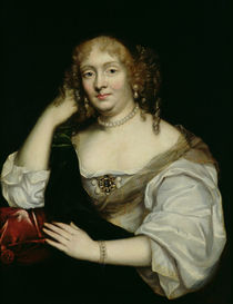 Portrait of Marie de Rabutin-Chantal Marquise de Sevigne by French School