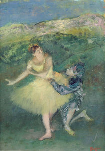 Harlequin and Colombine, c.1886-90 von Edgar Degas