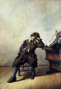 A Young Student in his Study or by Pieter Codde