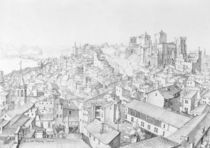 View of the Town of Avignon and its surroundings von Etienne Martellange