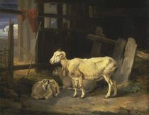 Heath Ewe and Lambs, 1810 von James Ward