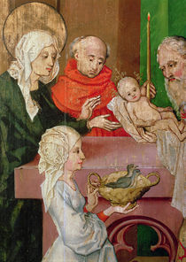 Detail of the Presentation in the Temple by Martin Schongauer