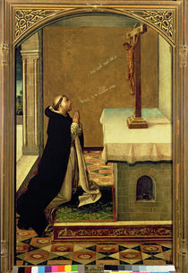 St. Peter Martyr at Prayer by Pedro Berruguete