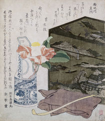 Still Life with a Camelia, c.1820 von Japanese School