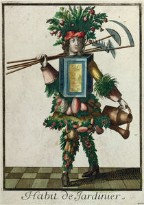 The Gardener's Costume von Bonnart