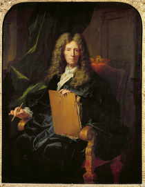 Portrait of Pierre Mignard c.1690 von Hyacinthe Francois Rigaud